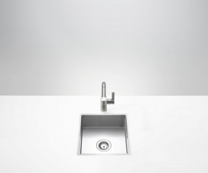 38041000-86 Одинарная мойка - нержавеющая сталь бархатная Dornbracht Кухонные раковины из нержавеющей стали, сатинированные