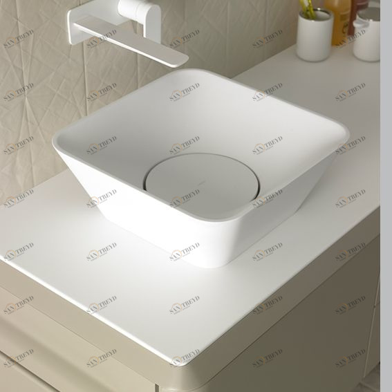 FL010 Накладная раковина на столешницу  овальная Inbani 