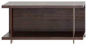 JESSE Низкий дубовый журнальный столик с журнальной полкой Simon system