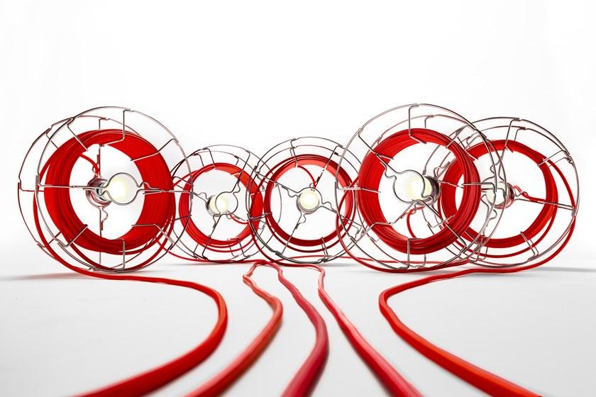 ZAVA Настольная лампа из железа с прямым светом Arianna sun-id-1499170 - Вид №5