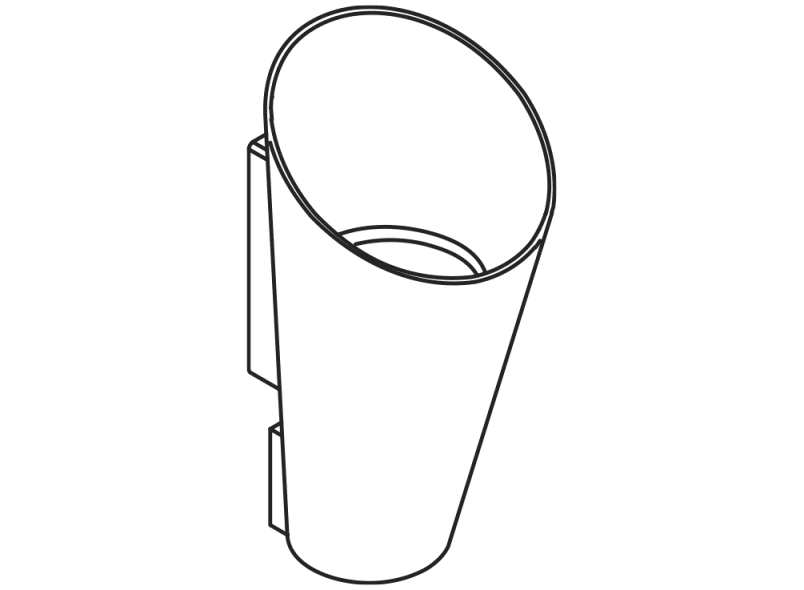 801.20.E02 Держатель туалетной щетки HEWI Ersatzteile  - Вид №1