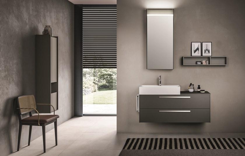 Cerasa Зеркало с подвесным контейнером для ванной Cartabianca sun-id-1449887 - Вид №3