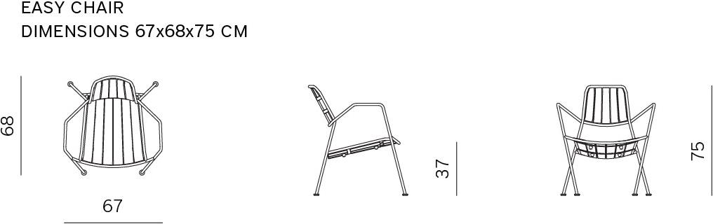 prostoria Садовое кресло с подлокотниками Osmo sun-id-1509212 - Вид №4