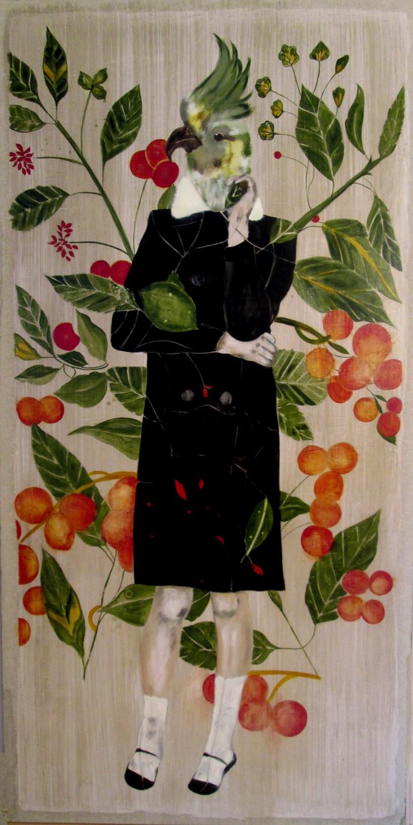 ICI ET LÀ Смешанная техника на холсте K. fabrizzi Kf21 - Вид №1