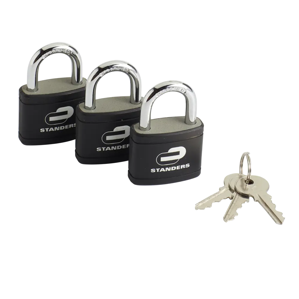 Навесной замок Standers с зубчатой пластиной, 3 шт 86255599 STLM-0897662 - Вид №1