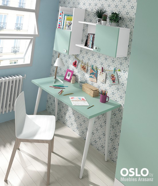 103042 Детская комната с простой кроватью Ambiente 21 Arasanz Oslo Santreyd