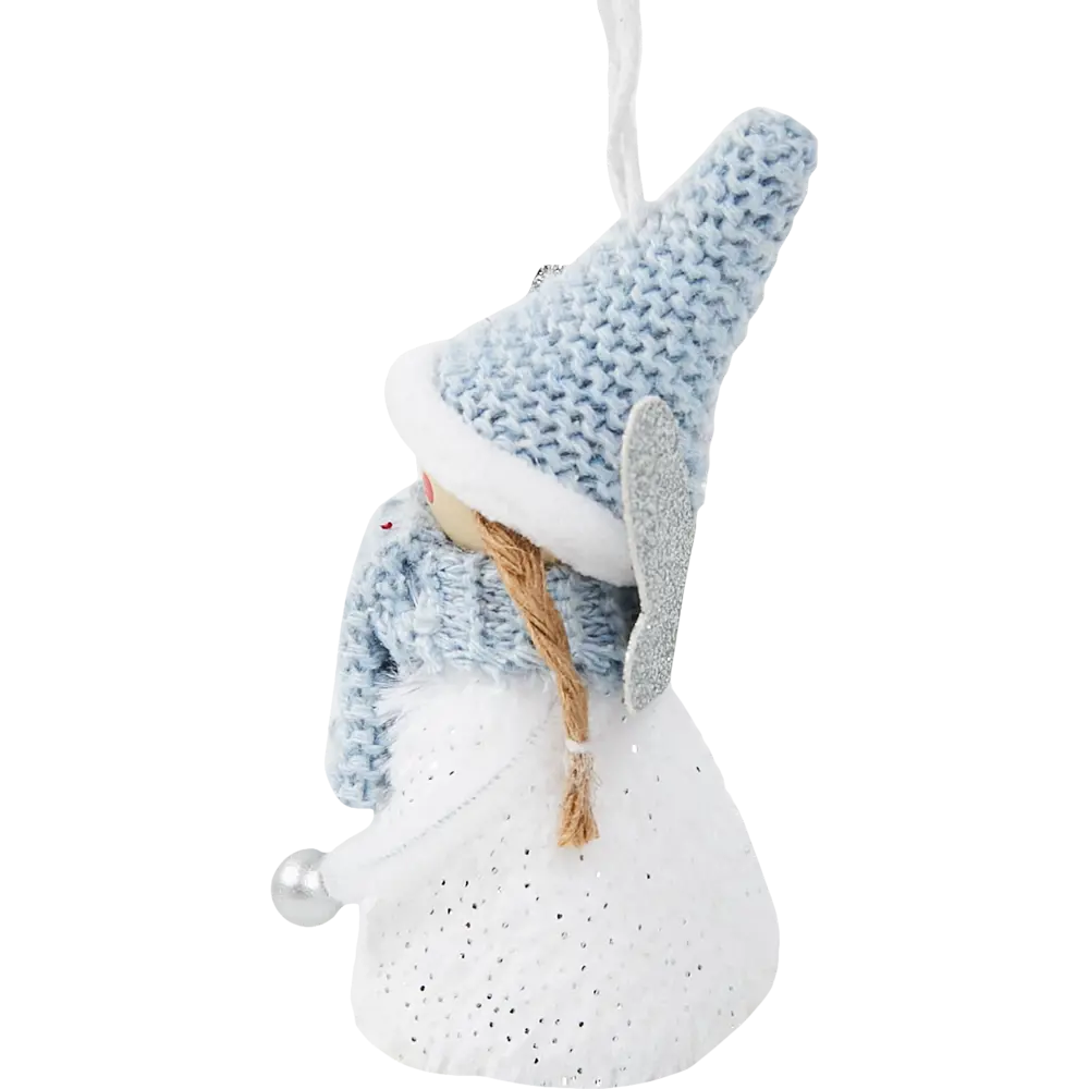 87036529 Елочная игрушка Ангел 12x8 цвет синий STLM-1382297 Santreyd  - Вид №3