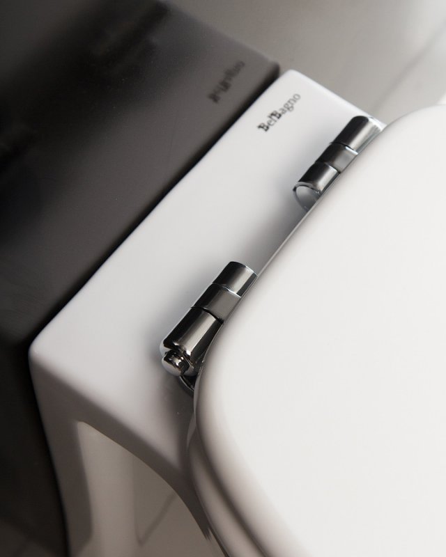 Унитаз приставной BelBagno TREVI полное примыкание к стене Приставной унитаз напольный Белый BELBAGNO  Китай  - Вид №2