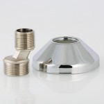 VTr.670.N.0504 Эксцентрик с декоративной чашкой Valtec 3/4" х 1/2", 25 мм  - Вид №1