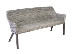 68.00.0361 Скамейка Tortuga Twist oyster / stone grey 3-х местная Mbm