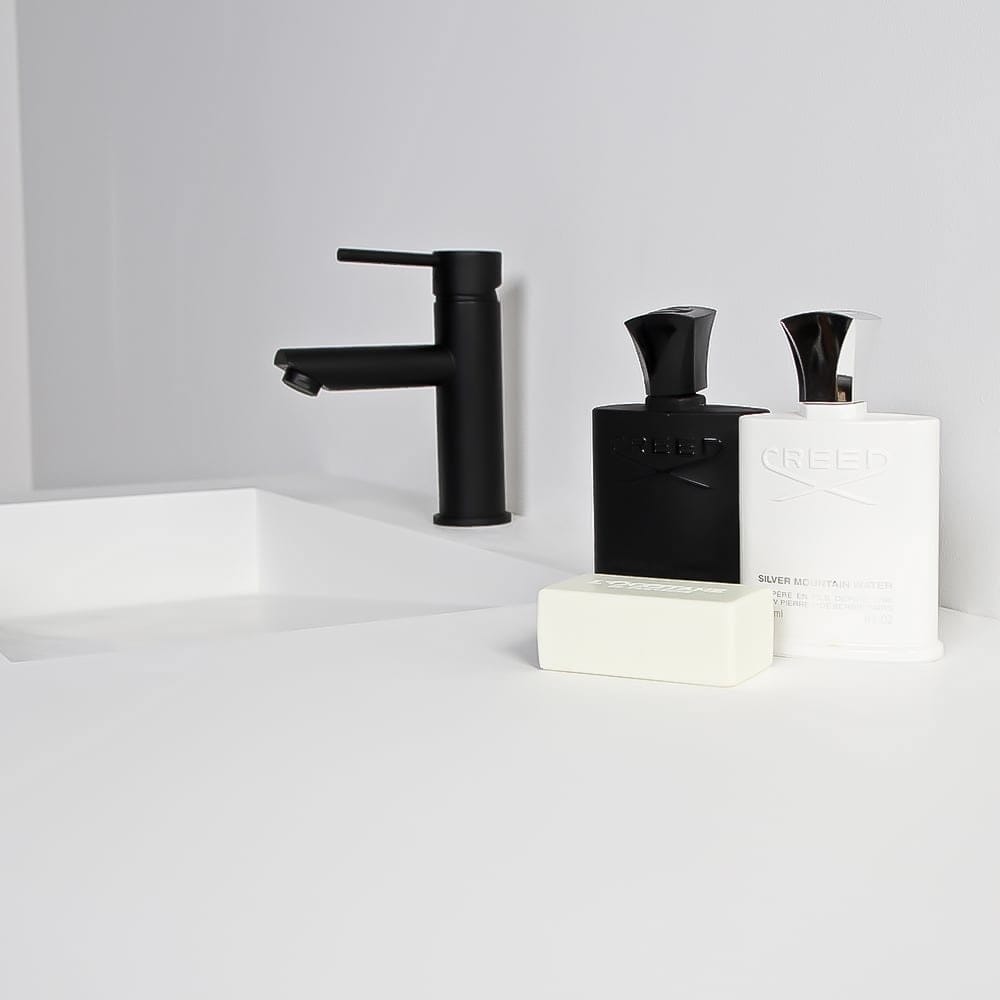 Прямоугольный одиночный подвесной умывальник из смолы LUSSO SLOPE ARCH-00010350 - Вид №8