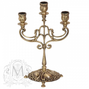 Канделябр на 3 свечи MIGLIORE Complementi ML.COM-50.153.BR, цвет бронза