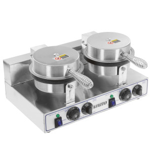 9985863 Вафельница Viatto HCB-2 серебристый