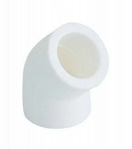 Угольник KALDE 45 D32 полипропиленовый белый