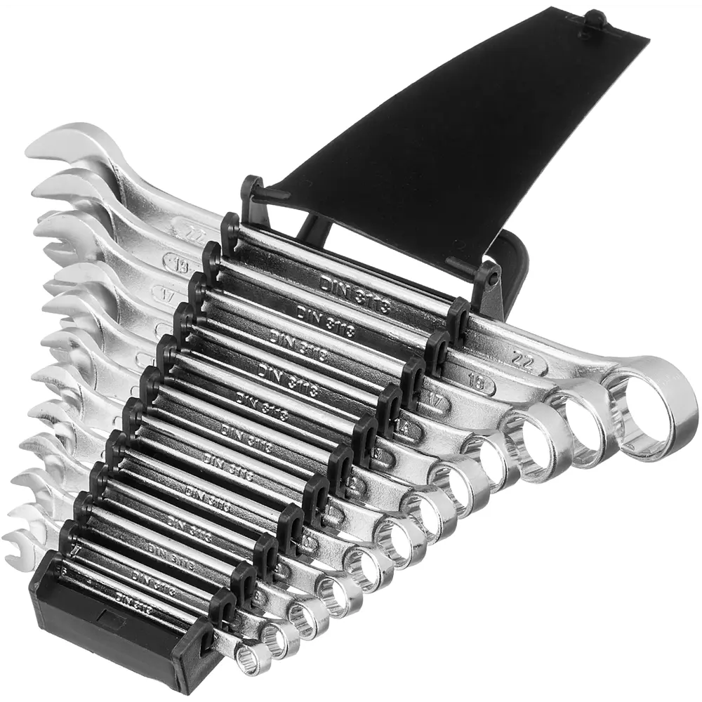 Сибртех: Набор комбинированных ключей 12 предметов 6-22 мм 89409411 STLM-1570722 - Вид №4