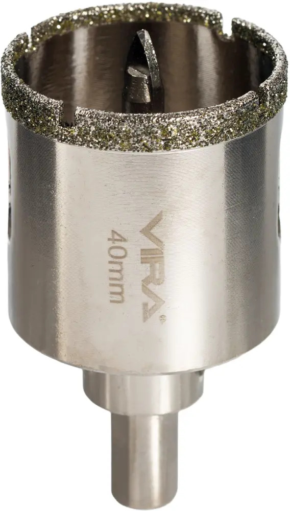 Алмазная коронка Vira для керамики 40 мм с центрирующим сверлом 89368236