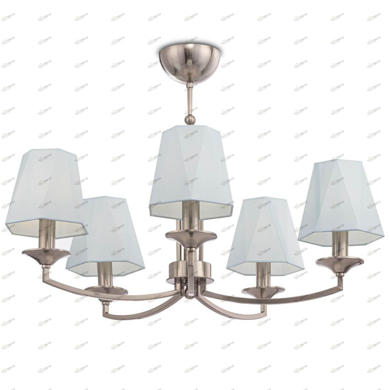 Потолочная люстра Freya Faina FR5086PL-05N FREYA ДИЗАЙНЕРСКИЕ, FAINA 00-3888707 Голубой 