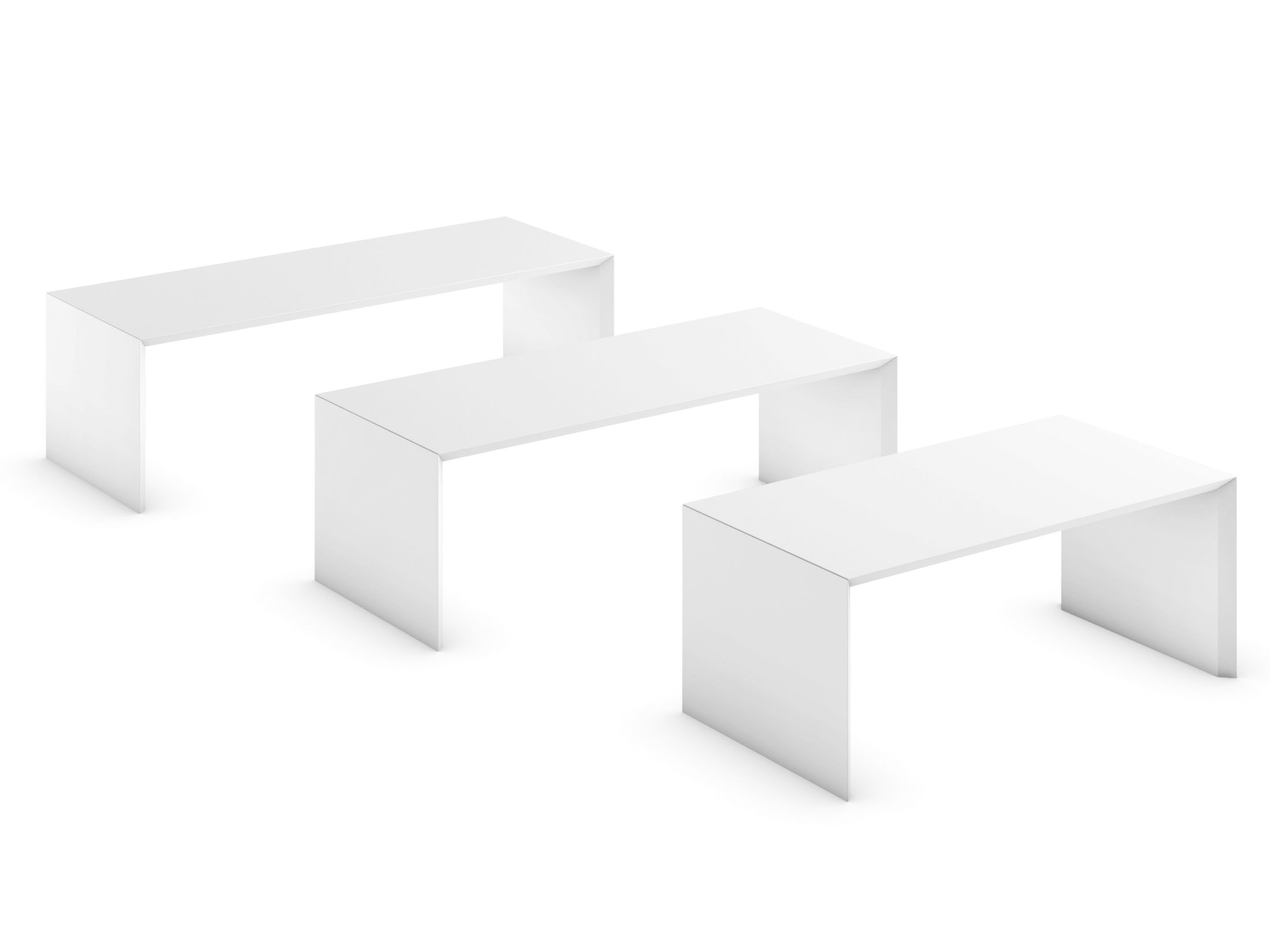 Прямоугольный рабочий стол с системой люверсов FANTONI MultipliCeo ARCH-00119456