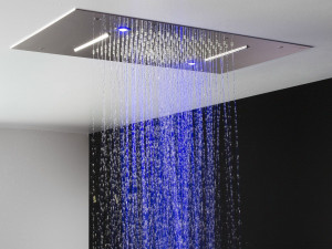 Хромированная латунная душевая головка с хромотерапией