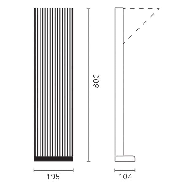 Настенный светильник для наружного применения Goccia Illuminazione Треугольник ARCH-00137608 - Вид №11