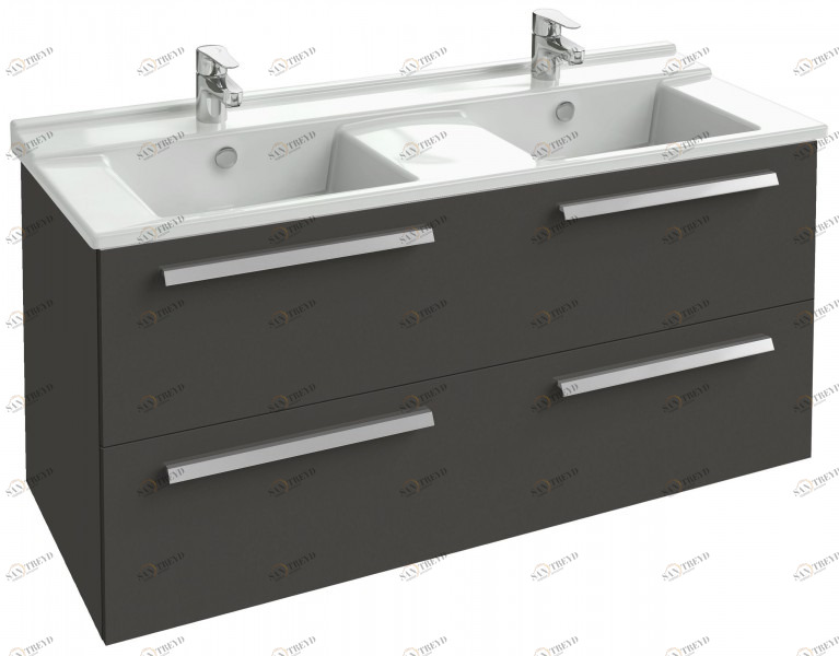 EB1279-N18 Мебель под раковину-столешницу 120 см, 2 выдвижных ящика Jacobdelafon STRUKTURA Santreyd