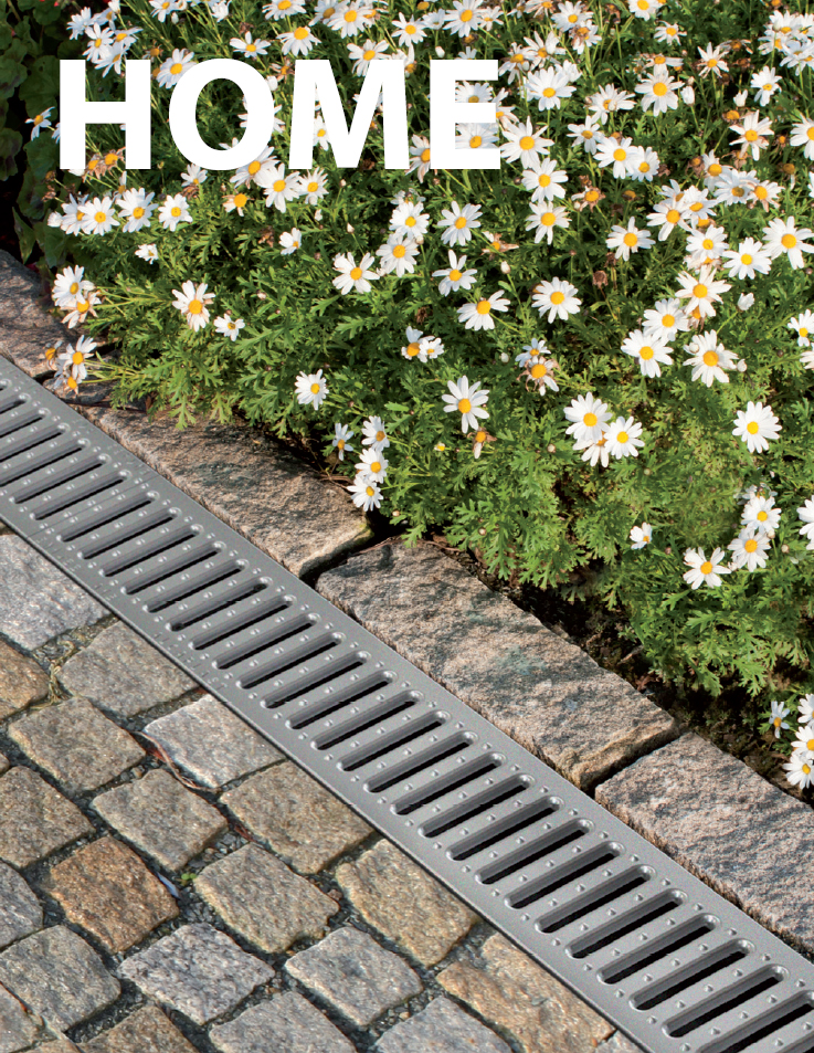 Дренажный канал 100 мм без рамы с оцинкованной решеткой „T“ профиль A15 ALCAPLAST AVZ101R101 - Вид №1