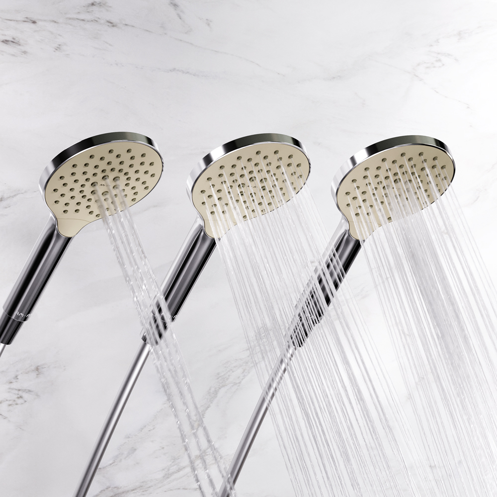 F0780064 душевая система верхний душ 250 мм ручной душ 120 мм 3 функции хром шт. AM.PM Like - Вид №5