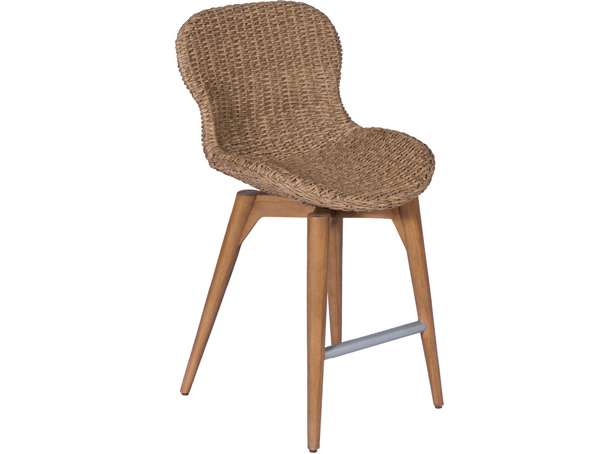 98.00.0705 Высокий обеденный барный гарнитур - twist natur / borneo - 4 барных стула Orlando + 1 барный стол Iconic Mbm  - Вид №1