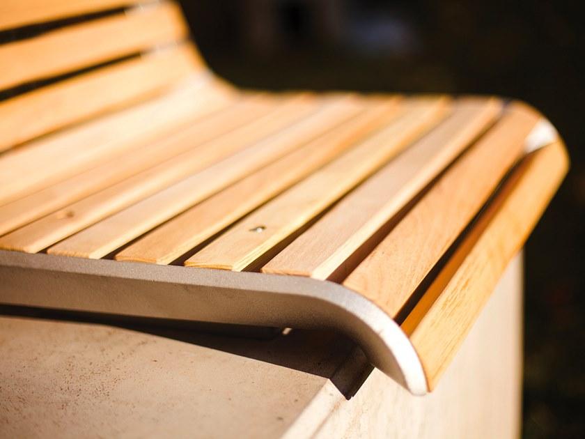 mmcité1 Скамья из стали и дерева со спинкой Portiqoa sun-id-1357302 - Вид №5