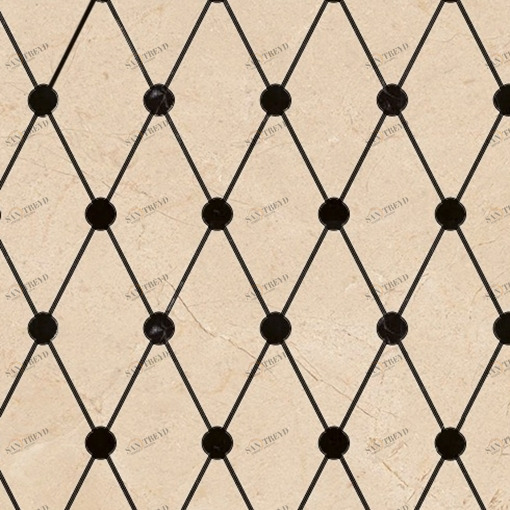 Напольное покрытие мраморное (плитка) DDELITE2CRM-NE Devon Devon ELITE Devon&Devon DDELITE2CRMNE