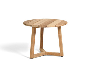 Круглый стол из тикового дерева