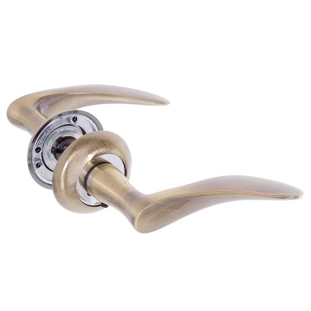 Ручки дверные на розетке Palladium A Sena, алюминий, цвет бронза STLM-2182199 - Вид №1