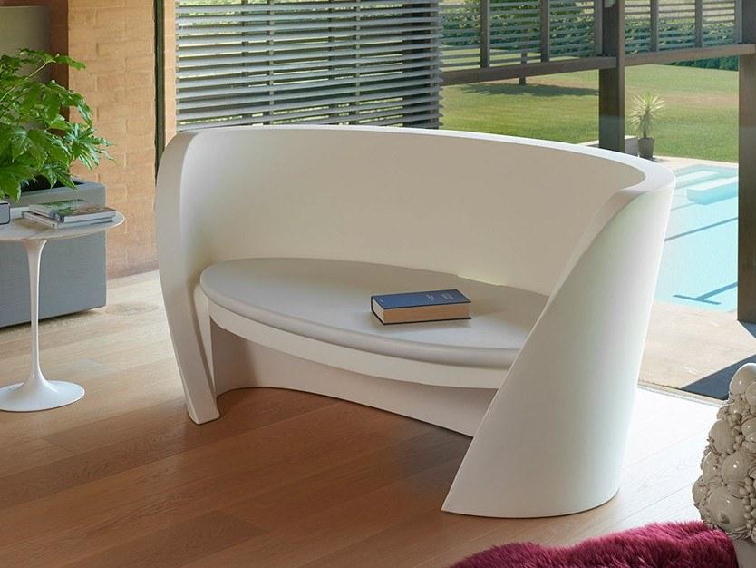 SLIDE 2-х местный садовый диван из полиэтилена Rap sun-id-1479788 - Вид №1