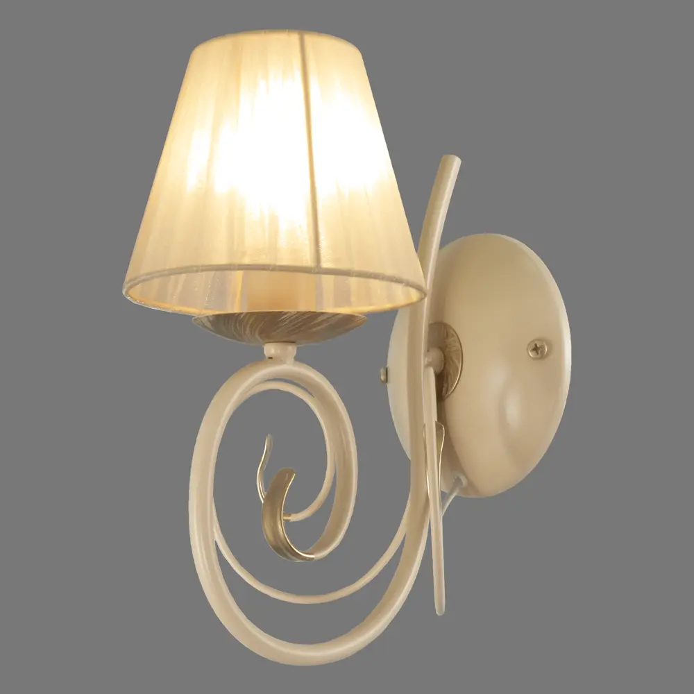 Бра МЕДЕЯ 1хЕ14х60W сл. кость 18617084 STLM-2135505 СЕВЕРНЫЙ СВЕТ  - Вид №1