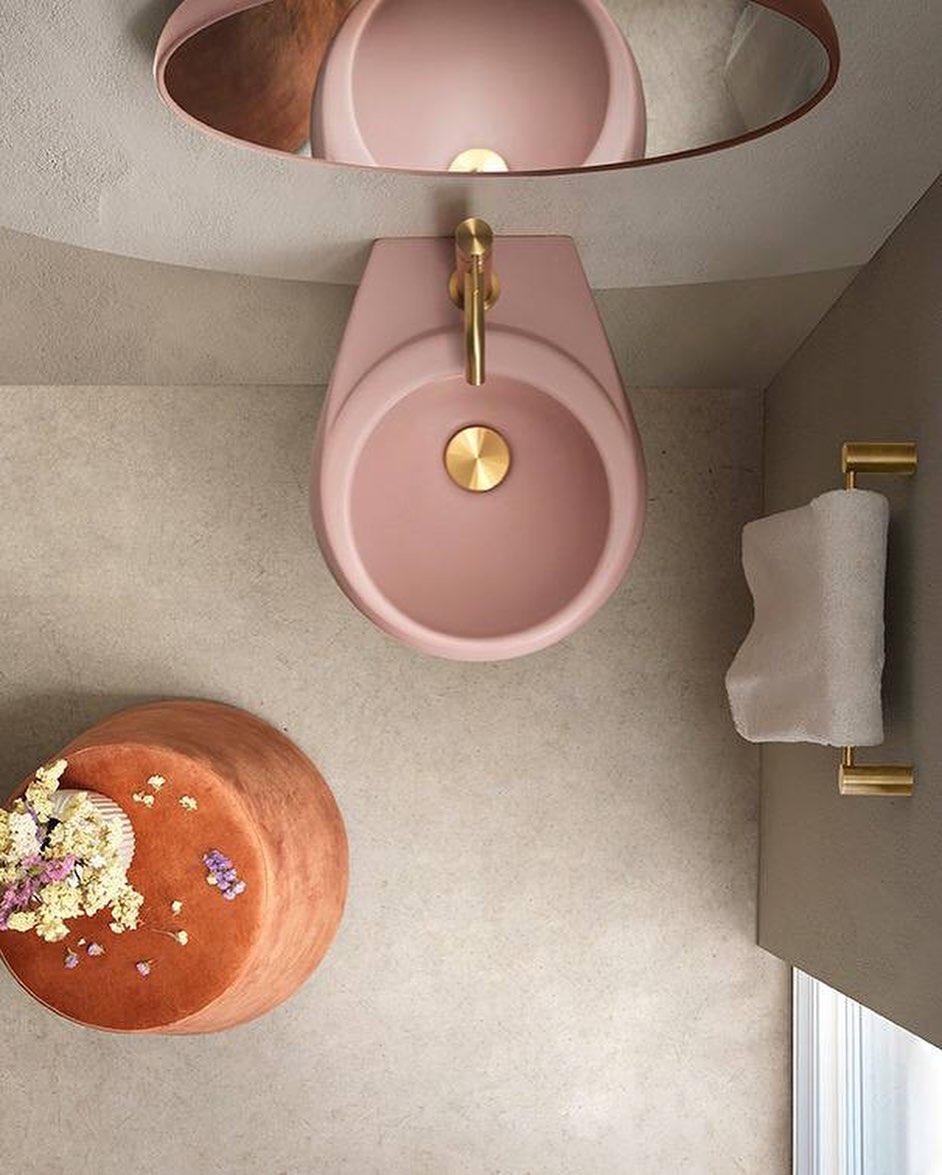 L312T0RPV1.100 Подвесная раковина круглая A. e T. Italia IDEA Белый глянцевый AeT ITALIA - Вид №2