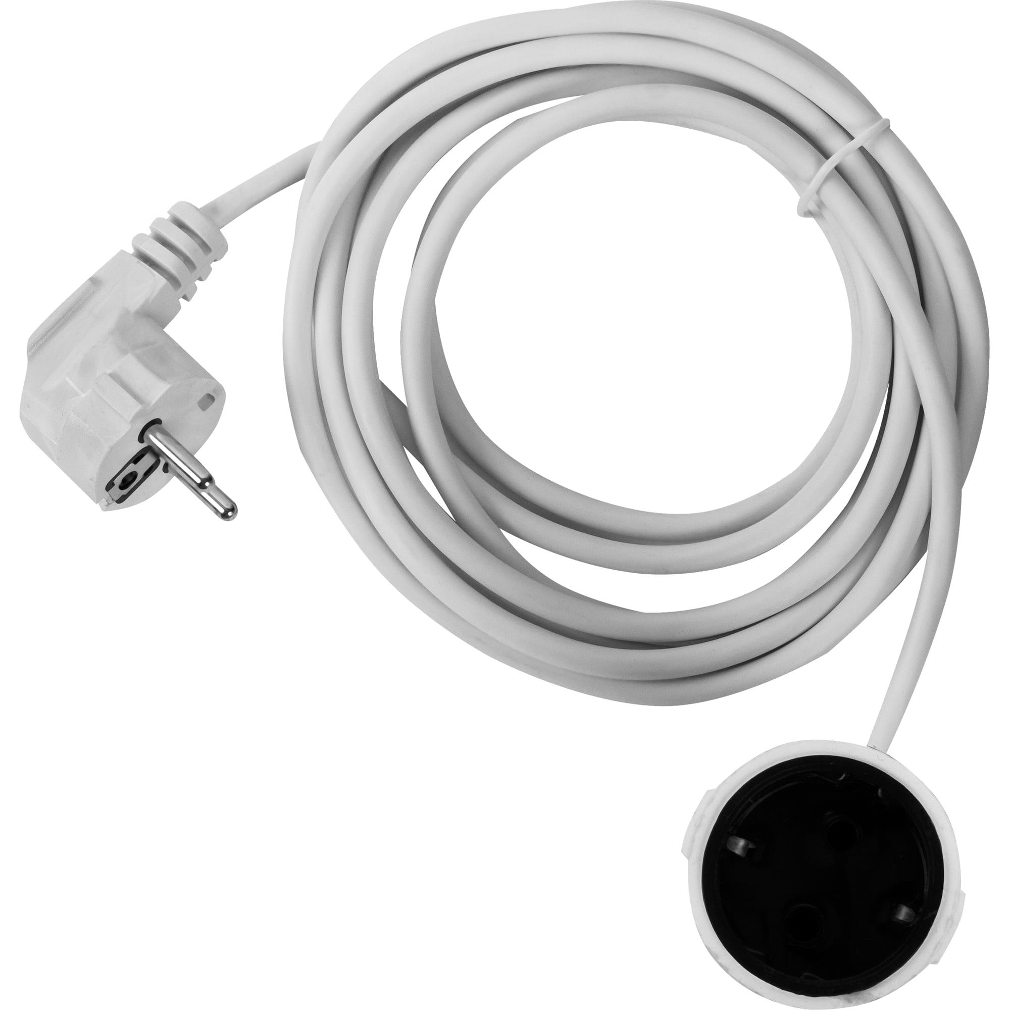 18373462 Удлинитель с заземлением для маломощной техники 1 розетка 3 м цвет белый Santreyd 