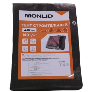 Строительный тент MONLID 4x6 м для надёжной защиты 89419072