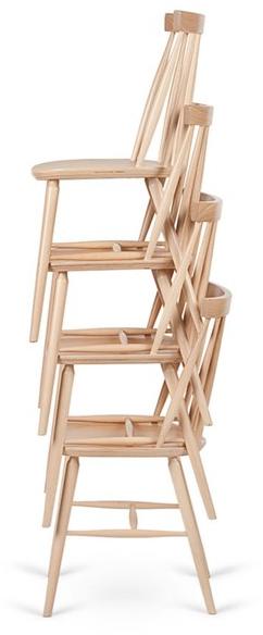 Paged Штабелируемый стул из бука  A-9850  - Вид №5