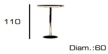 Tonino Lamborghini Casa Круглый высокий стол из углеродного волокна Imola sun-id-1491929 - Вид №2