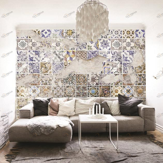 Creativespace Моющиеся флизелиновые обои с энкаустическим эффектом Wallpaper 2016 sun-id-1510146