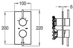 Fir Italia Дивертер / дистанционное управление Cleosteel 48 4850188 - Вид №1