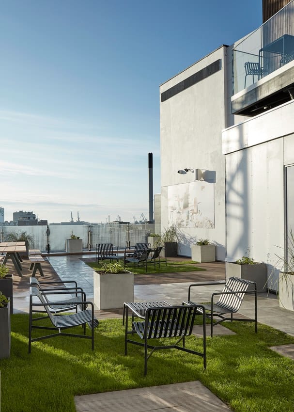 Стальная прямоугольная Садовая подставка для ног Hay Палисад ARCH-00043018 - Вид №36