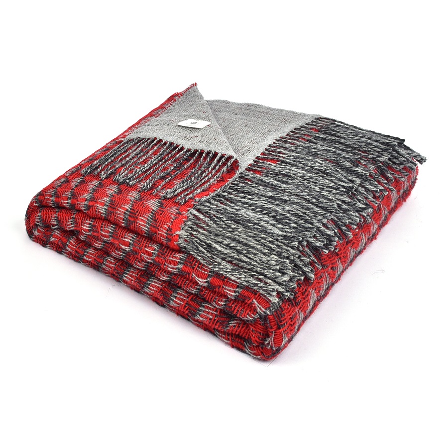 Плед Green Iceland, 130х180 см, красный MARZOTTO GREENICELAND1002 - Вид №1