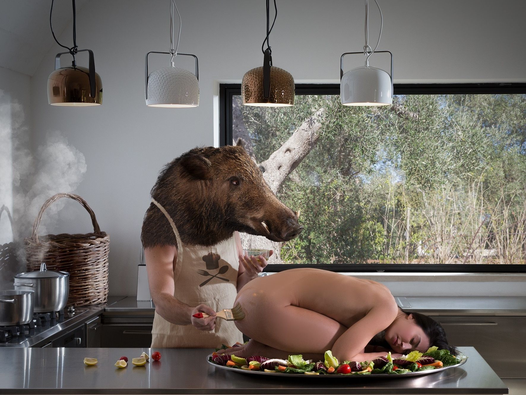 Керамический подвесной светильник Karman сумка ARCH-00069819 - Вид №1