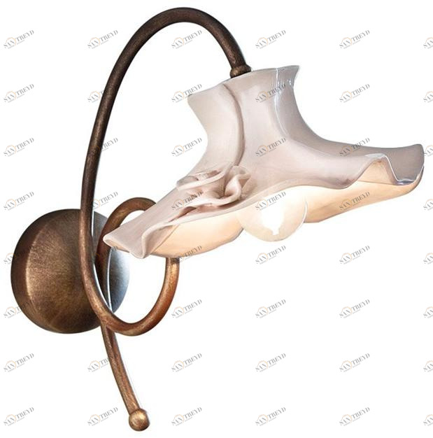 FERROLUCE Настенный керамический светильник с фиксированным кронштейном Lecco C1290 - c1291