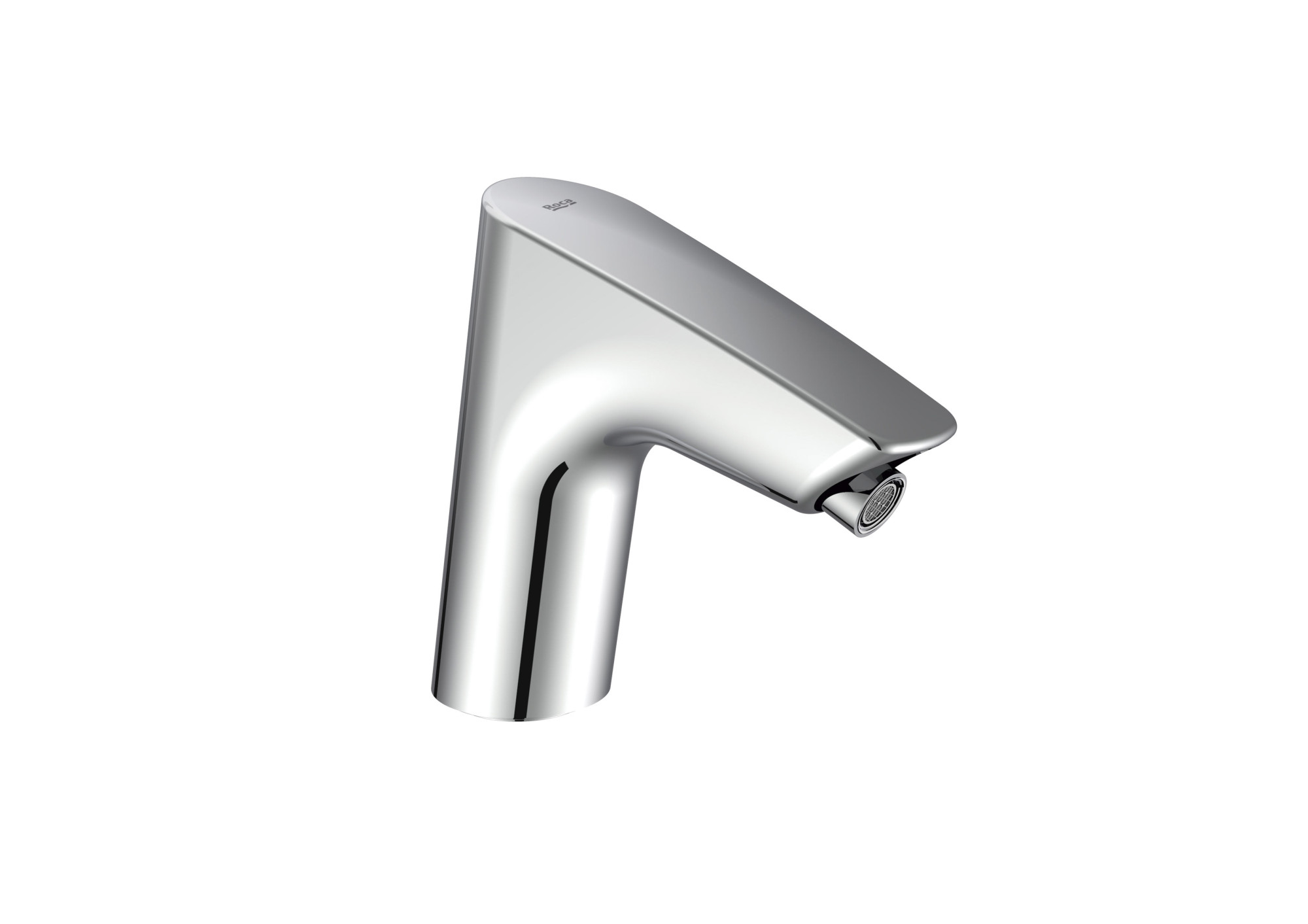 A5A5690C00 -E - Электронный смеситель для умывальника (одна вода) со встроенным датчиком в изливе. Питание от 4 щелочных батареек 1,5В LRG (AA). ROCA Atlas