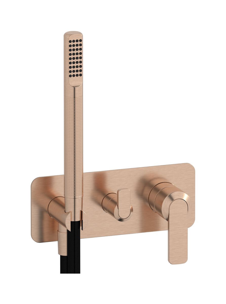 Однорычажный смеситель для душа с 3 отверстиями и ручным душем IB C-67 ARCH-00040959 - Вид №5