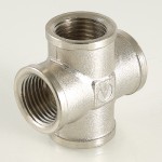 VTr.760.N.0004 Фитинг резьбовой – крестовина Valtec 1/2"  - Вид №7