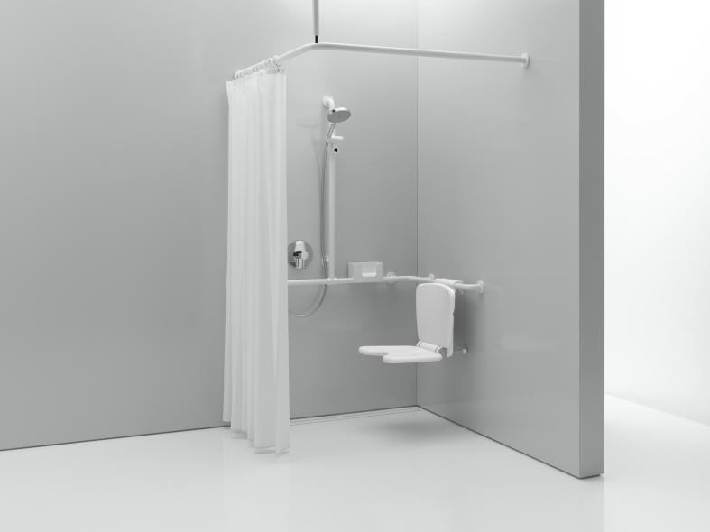 801.34.1161 Карниз с потолочным подвесом HEWI Serie 477/801  - Вид №2