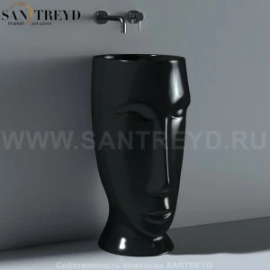 474004 Напольная раковина стоящая круглая Kerasan Artwork